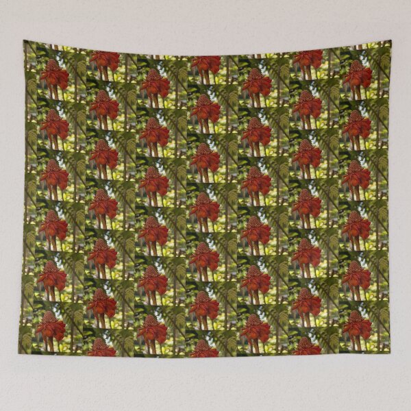 Item preview, Exotic Red Torch Ginger Lily in Hawaii designed and sold by Georgia Mizuleva.