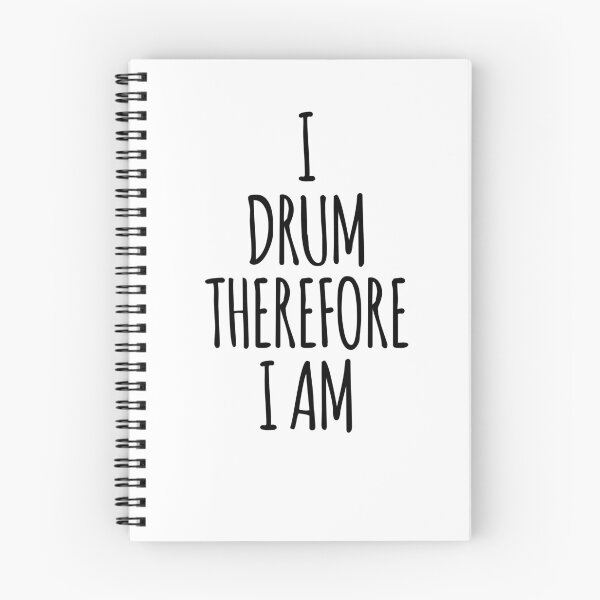 Item preview, I Drum Therefore I Am- Funny Drummers Drumming Joke designed and sold by the-elements.