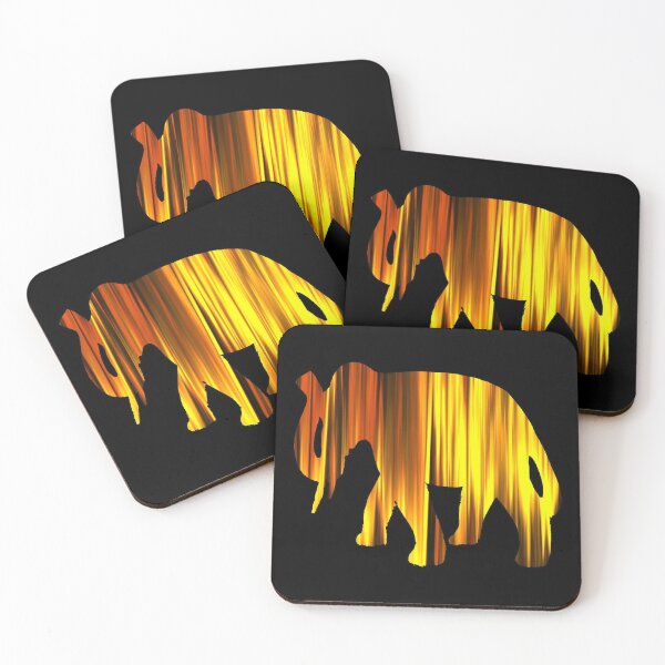 Item preview, Elephant yellow pattern safari africa elephant designed and sold by titanosdesign.