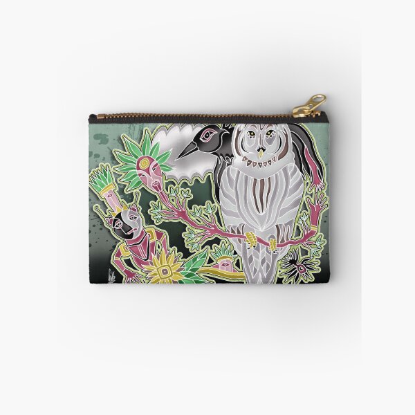 Item preview, owl and crow designed and sold by arteology.