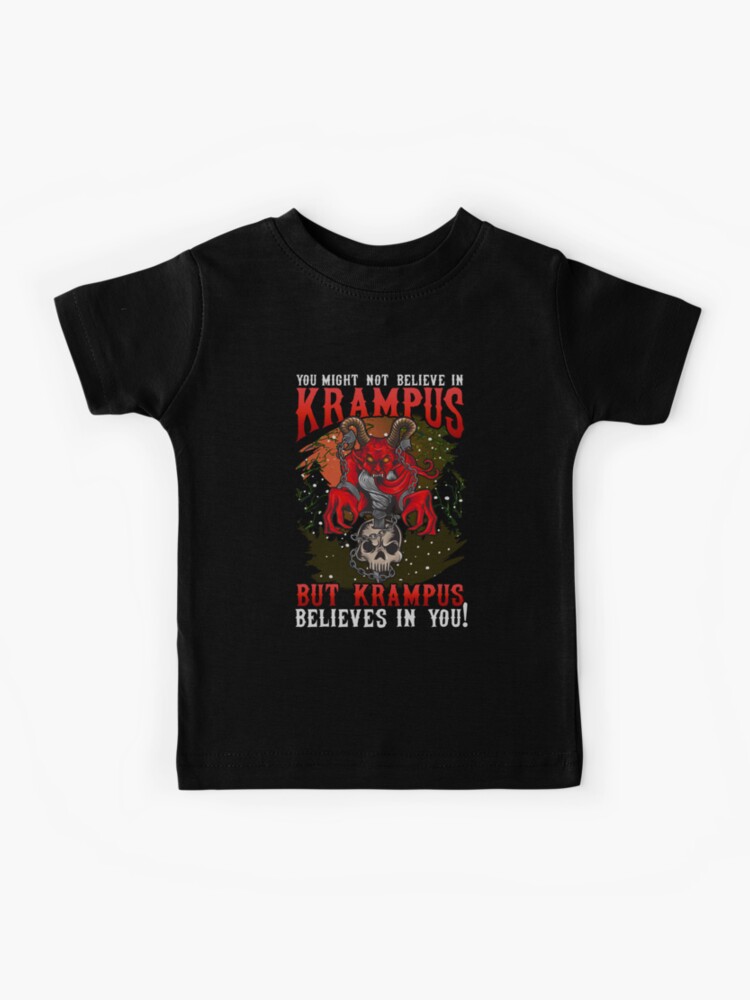 Believe in Krampus Christmas Short-Sleeve Unisex T-Shirt 