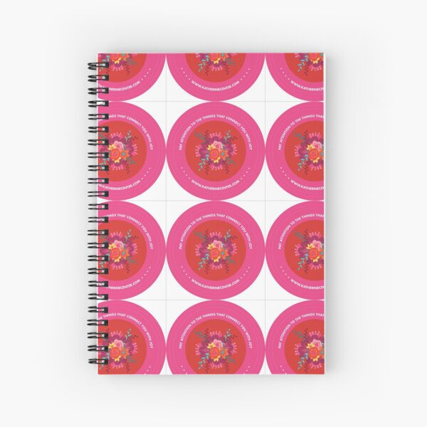 PAY ATTENTION TO JOY Spiral Notebook