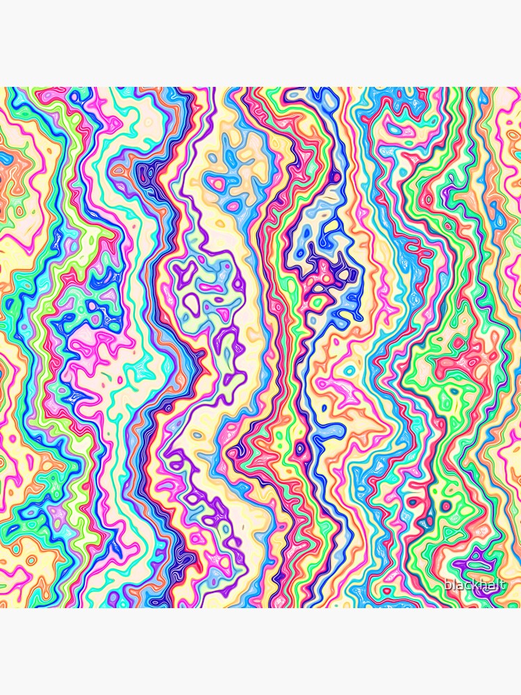 Abstract color streams by blackhalt
