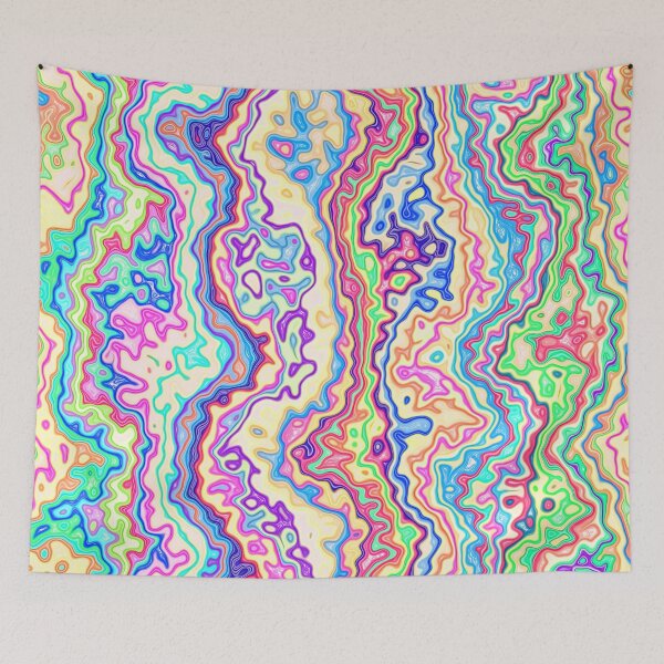 Item preview, Abstract color streams designed and sold by blackhalt.