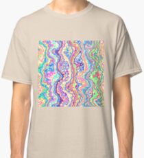 Abstract color streams Classic T-Shirt