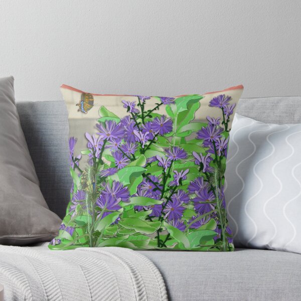 Item preview, Swallowtails Inspect Asters and Milkweed designed and sold by GreenElizabeth.
