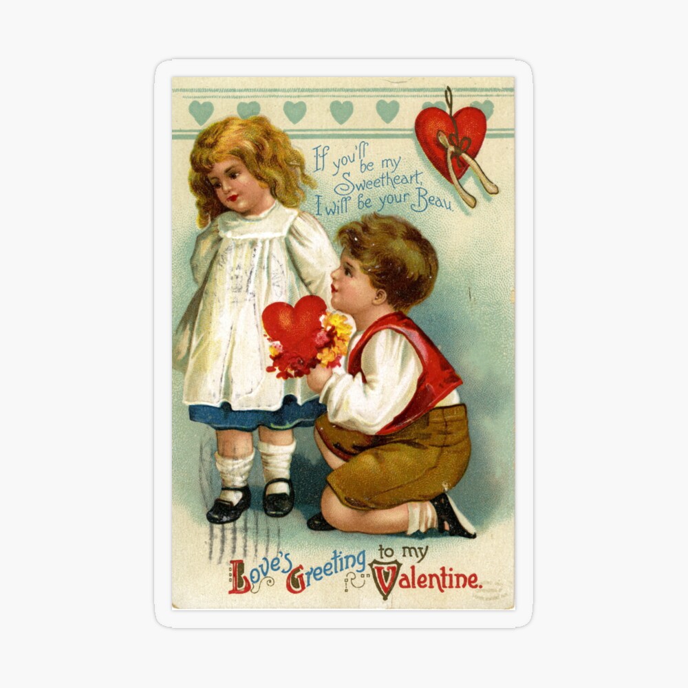Odd Victorian Valentines Day Greetings | Greeting Card