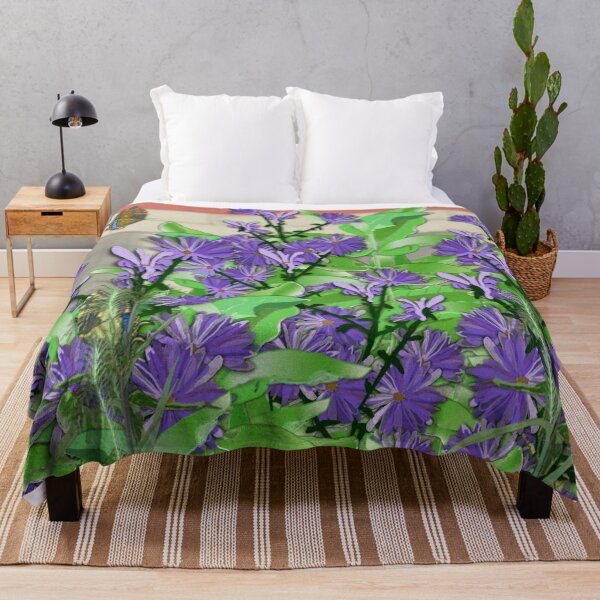Item preview, Swallowtails Inspect Asters and Milkweed designed and sold by GreenElizabeth.