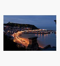 scarborough by night Photographic Print