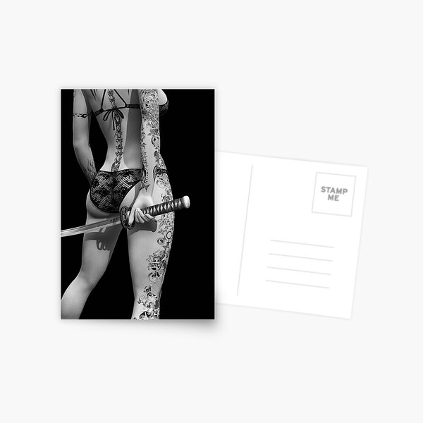 Dangerously Sharp Postcard