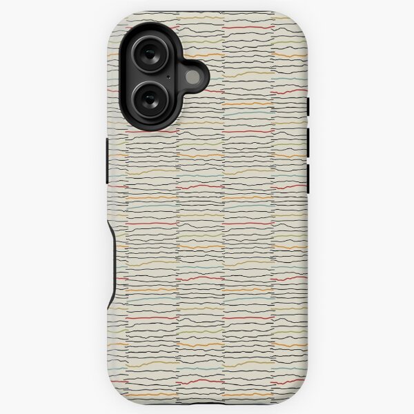 Squiggy Line - Multi iPhone Tough Case