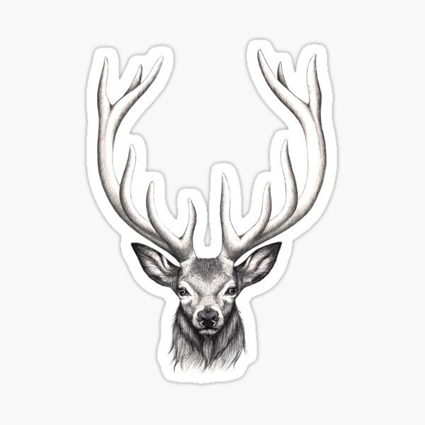 Item preview, Stag designed and sold by RozThompsonArt.