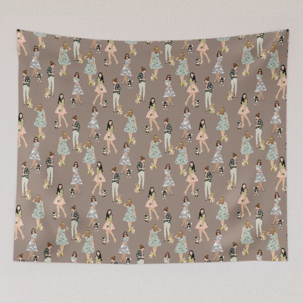 Item preview, Girls and their Chihuahuas designed and sold by ArtofACoonhound.