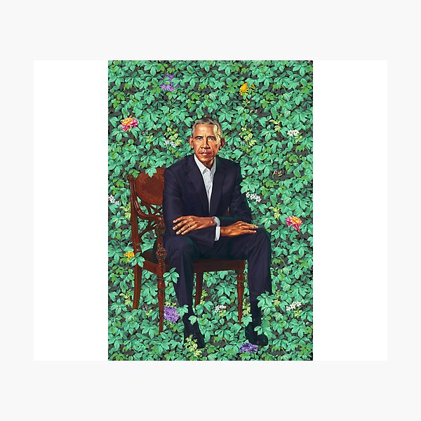 Obama Official Portrait Photographic Print