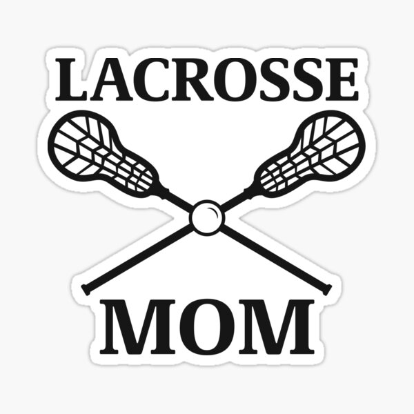 "Cool Lacrosse Mom Logo Items Lacrosse Mom Icon Products" Sticker for