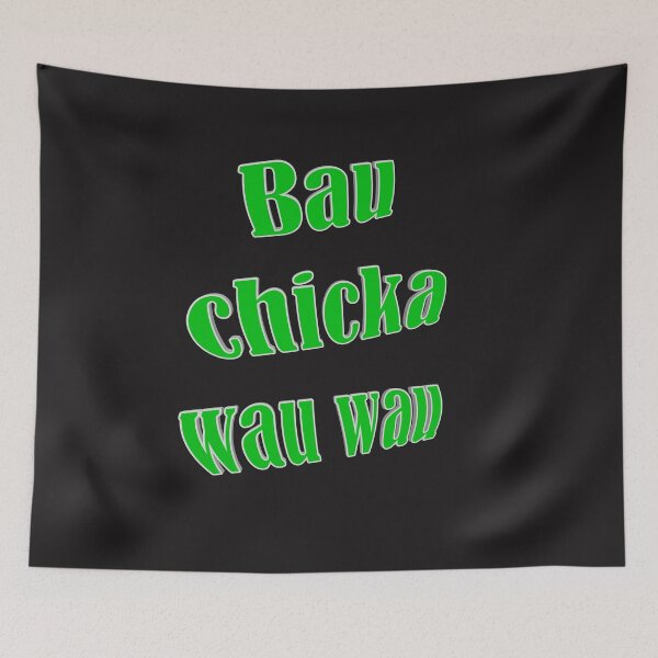 Item preview, Construction Chicka Wau Wau Speech Bubble Comic 3D Design Gift designed and sold by dm4design.