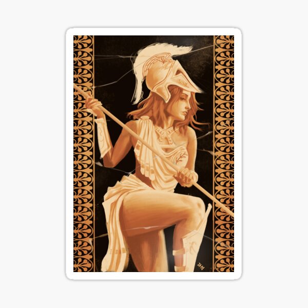Vista previa del artículo con la obra «Atenea», diseñado y vendido por DHMoldon.