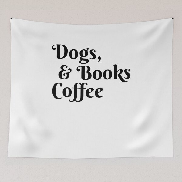 Item preview, Dogs, books and coffee designed and sold by TrendyDesigns.