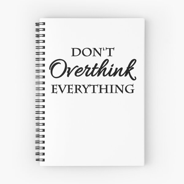 Item preview, Don't overthink everything designed and sold by TrendyDesigns.