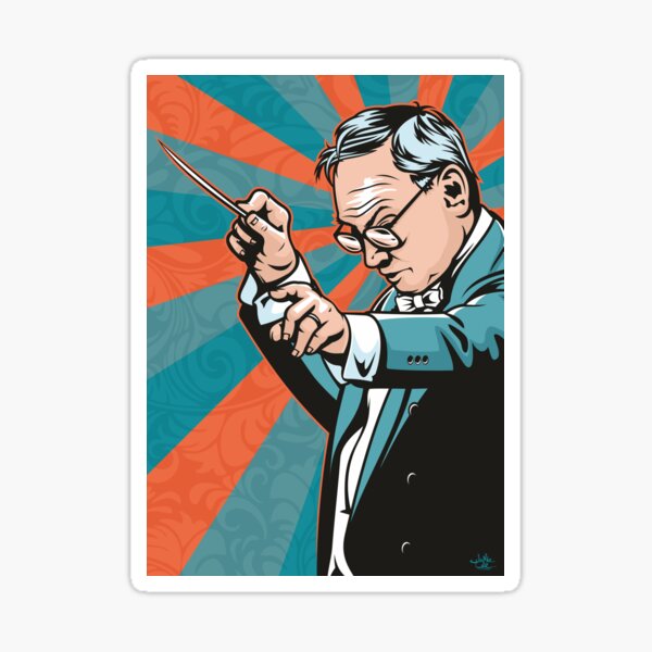 “Ennio Morricone” Sticker for Sale by jamieleeart | Redbubble