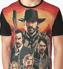 Red Dead Poster Fan Art Graphic T-Shirt