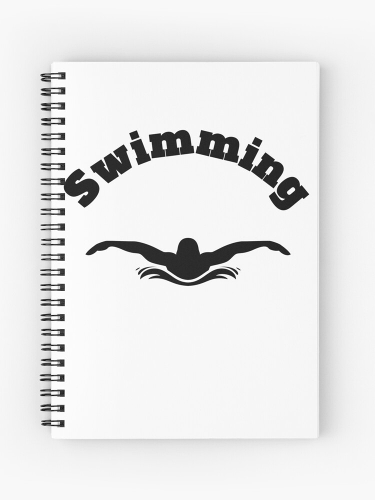 Cuaderno de espiral «Natación, diseño de natación para nadador y equipo de  natación.» de marosharaf | Redbubble