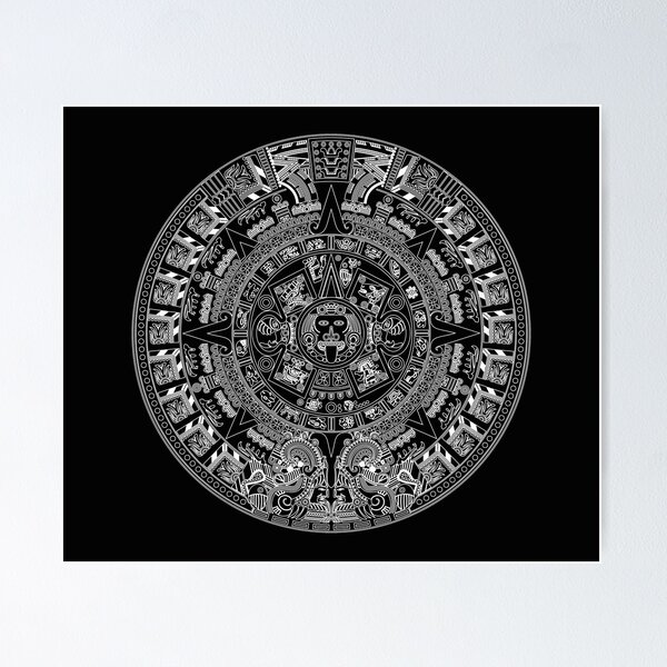 Item preview, Aztec Calendar (white) designed and sold by avidfan2000.