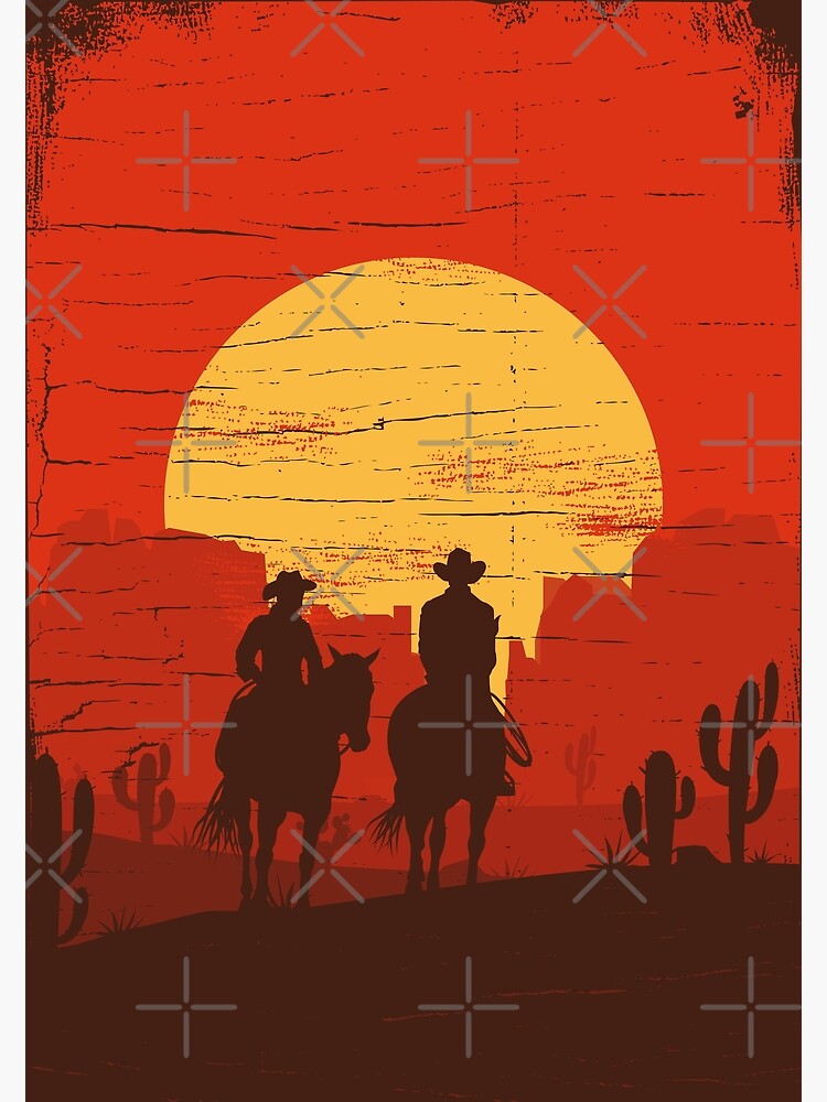 Red Dead Redemption Arthur Morgan Wild West Cowboy Poster 