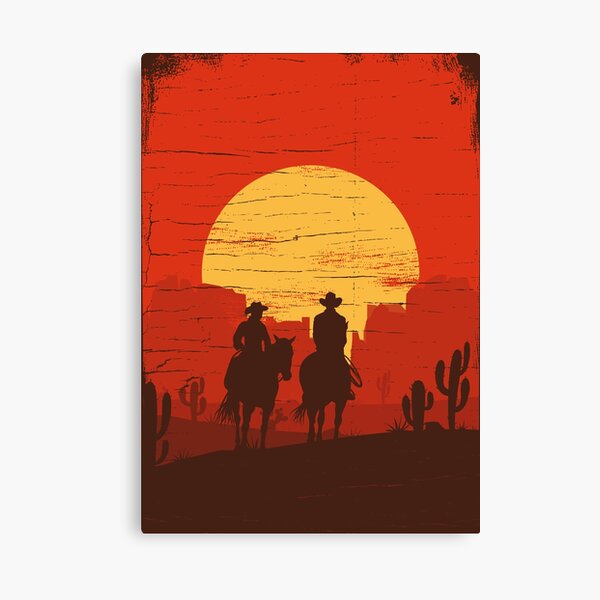 Wild West Canvas Prints Redbubble - the wild west roblox how to be a police officer