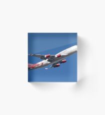 Lady Penelope: Virgin Atlantic 747-400 (G-VFAB) Acrylic Block