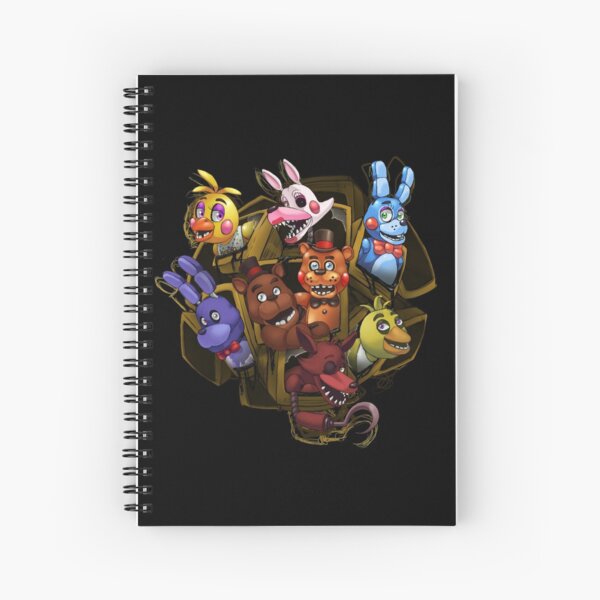 Withered foxy five nights at freddys 2 Spiral Notebook for Sale by  teraMerchShop