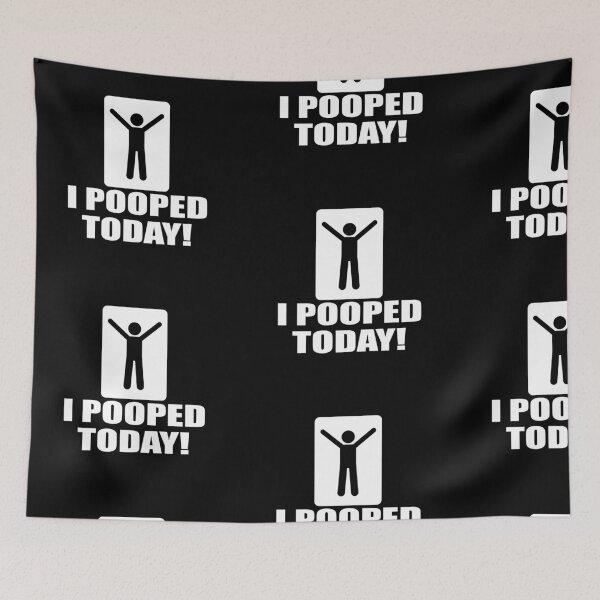 Item preview, I POOPED TODAY! FUNNY GIFT IDEA designed and sold by JamesandLuis.