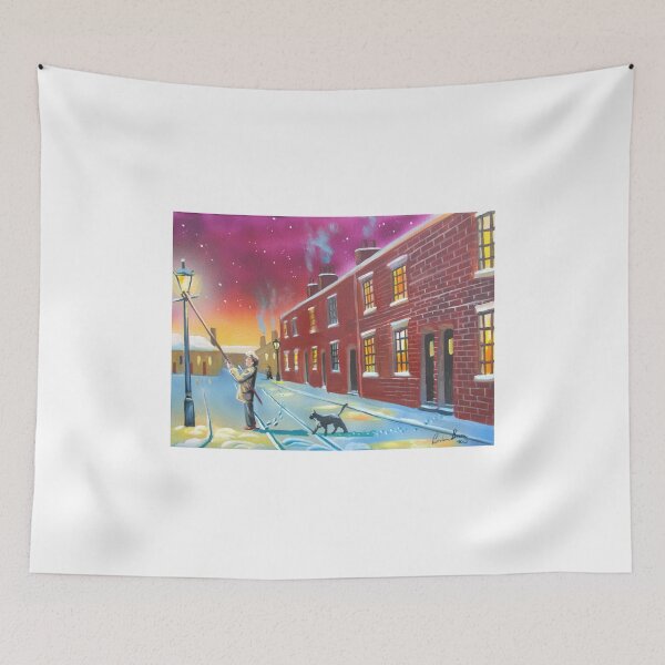 Item preview, Lamplighter and a cat painting designed and sold by GORDON BRUCE ART.