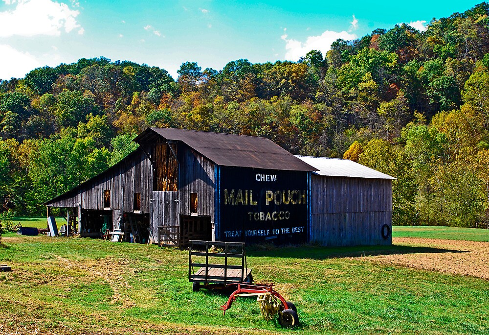 "Tobacco Barn, Wirt County West Virginia" by Bryan Spellman Redbubble