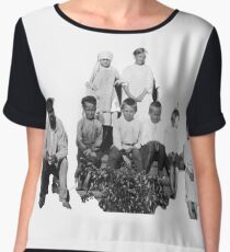 #matureadult #blackandwhite #family #people #group #adult #portrait #child #realpeople #photography #monochrome #candid #males #men #crowd #women #clothing #youngfamily #mother #parent #father #Crew Chiffon Top