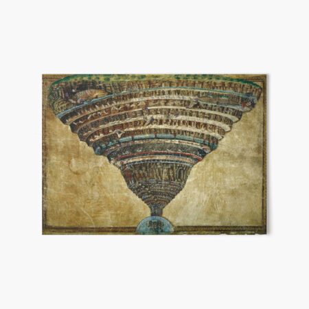 Item preview, The Mappa dell'Inferno  designed and sold by artsylyfe.