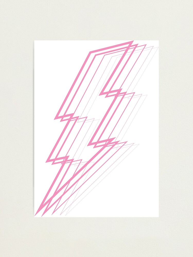Alternate view of Pink Lightning Photographic Print