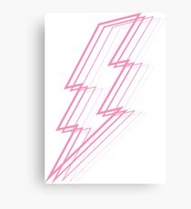 Pink Lightning Canvas Print