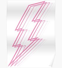 Pink Lightning Poster
