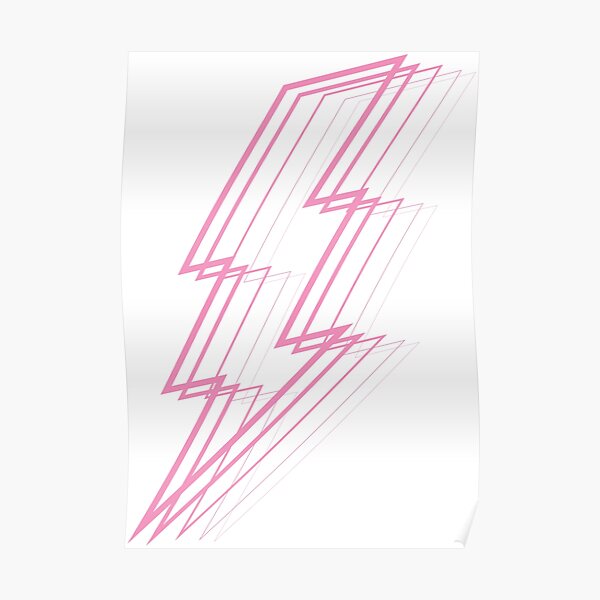 Pink Lightning Poster