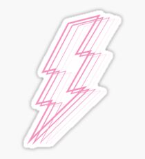 Rosa Blitz Sticker