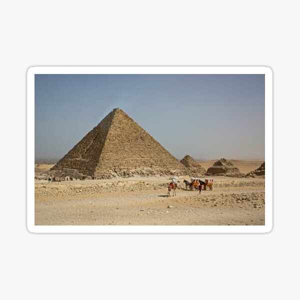 Pyramids Of Giza Egypt Egyptian Cool Gift #16868 2 x Vinyl Stickers 10cm 