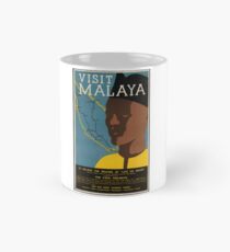 Vintage Malaya Singapore Travel Vacation Holiday Advertisement Art Poster Classic Mug