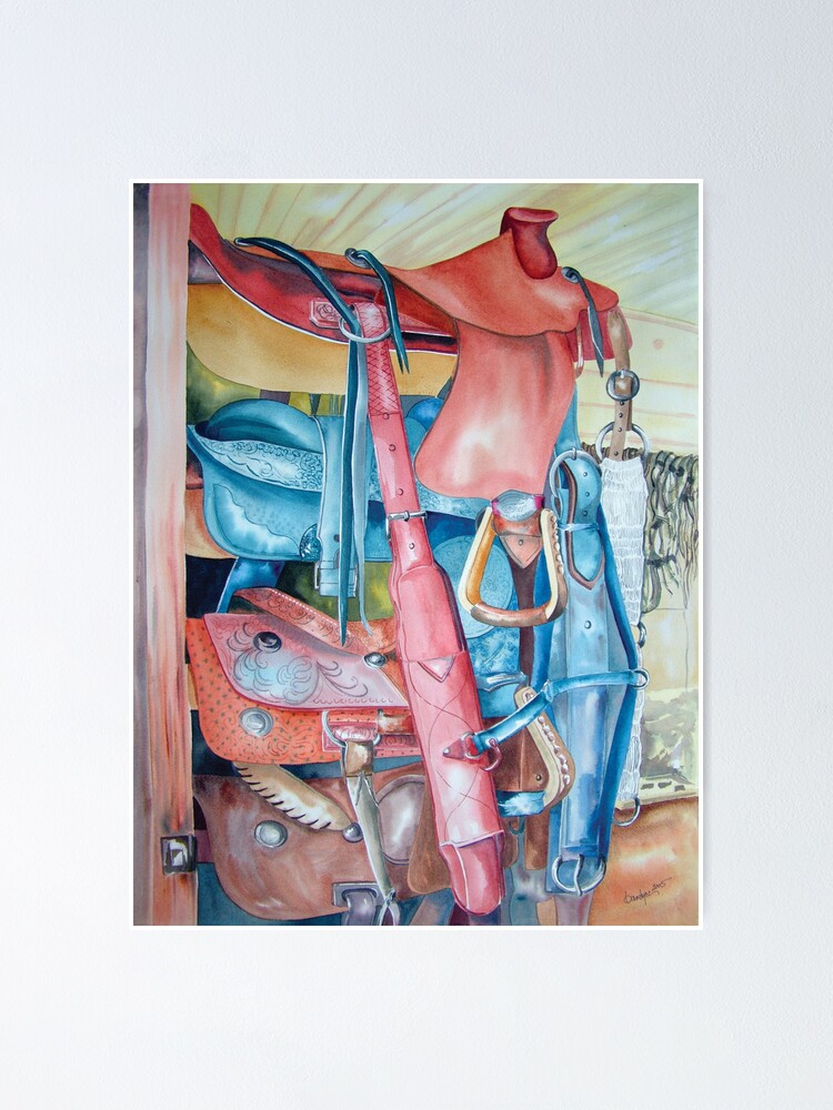 Thumbnail 1 of 3, Poster, Blue Saddle designed and sold by kandyce.