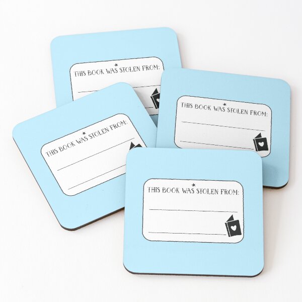 Item preview, THIS BOOK WAS STOLEN FROM cute personal library bookplate designed and sold by jazzydevil.