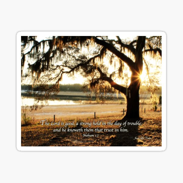Item preview, Good Morning Mossy Oak Nahum 1:7 designed and sold by Janis Lee Colon.