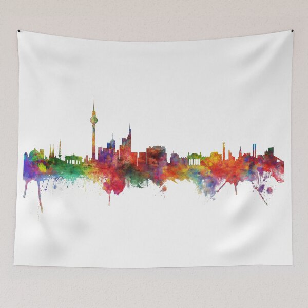Item preview, Berlin Germany Skyline designed and sold by ArtPrints.
