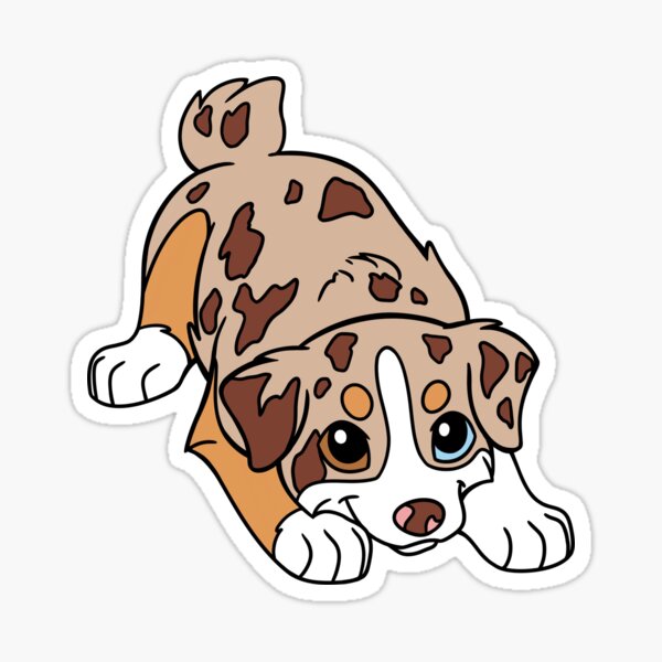 Item preview, Australian Shepherd Red Merle Aussie designed and sold by sculptedpups.