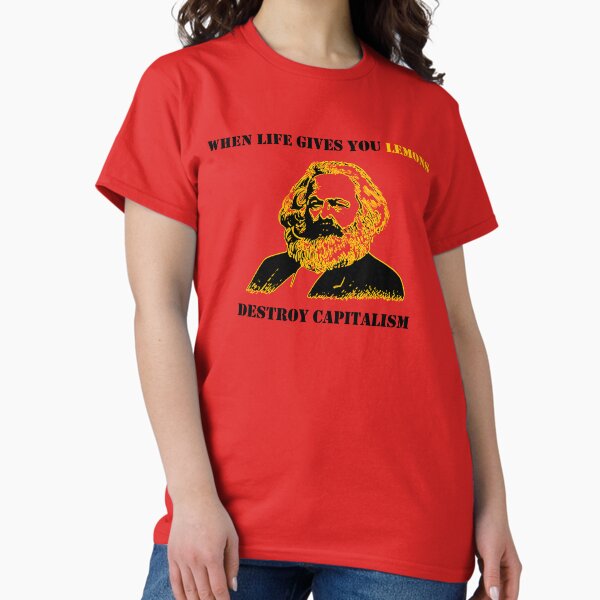 Item preview, Funny Destroy Capitalism Communist Karl Marx designed and sold by Creekman Designs.