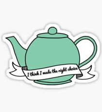 Jim and Pam Teapot Sticker